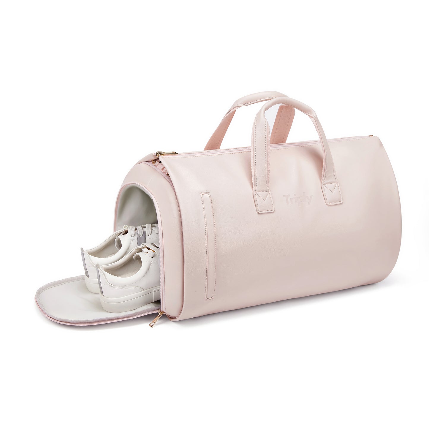 Rosa Triply duffelbag - sko i skolomme